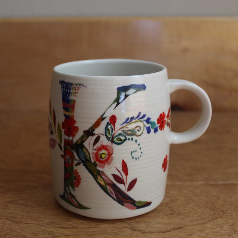 Anthropologie "K" Mug